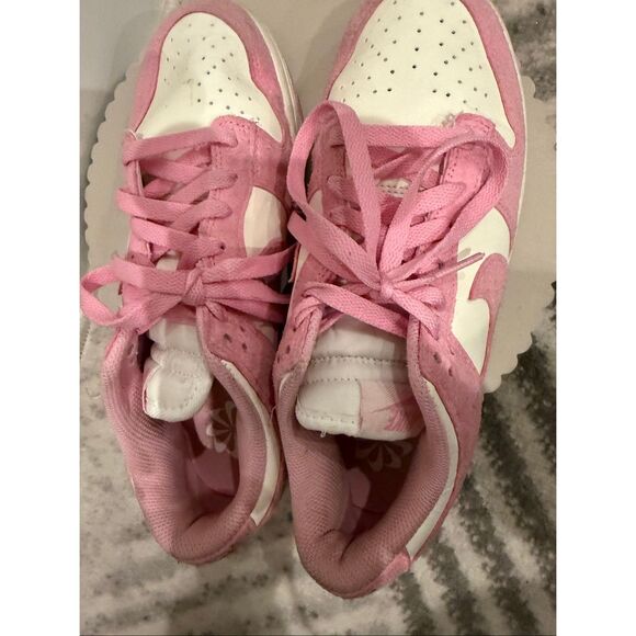 Converse Women's Dunk Low Next Nature Pink Rise Sail Sneakers Shoes Size 8 - Picture 8 of 9